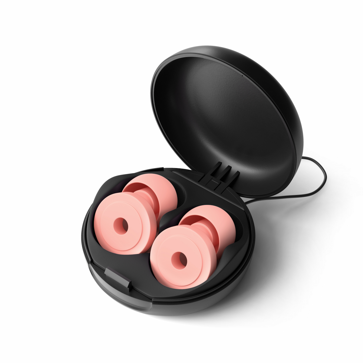 Quietplugs P01 PEACH + etui Czarne